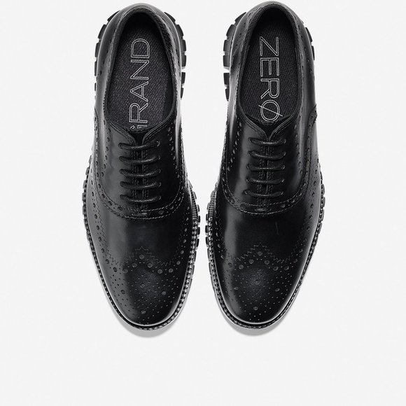Cole Haan ZeroGrand Wingtip Men's Oxford Black - Picture 14 of 15
